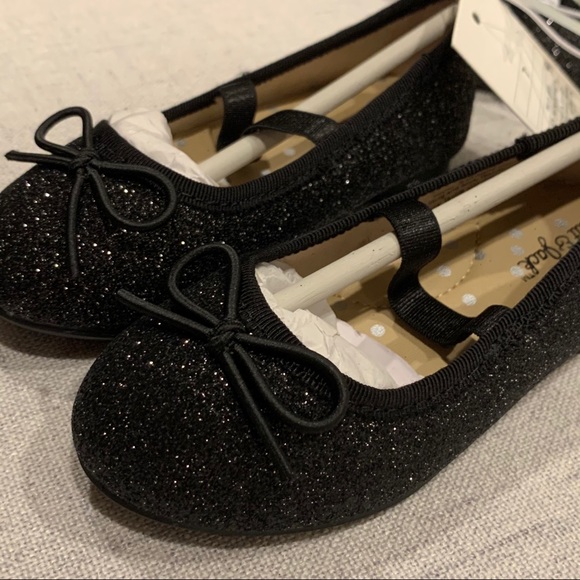 Kids NWT black ballet flats - Picture 4 of 7